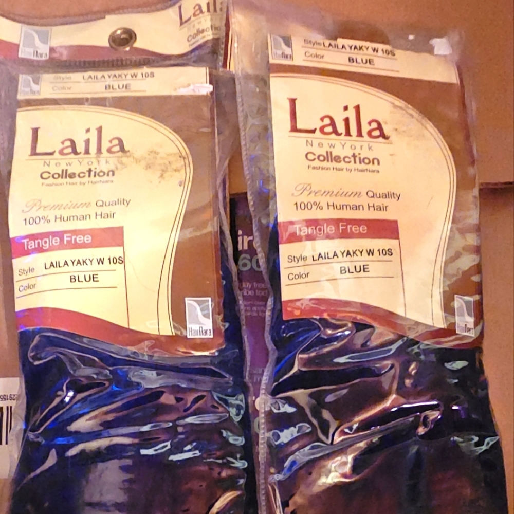 Blue Human Hair Extensions